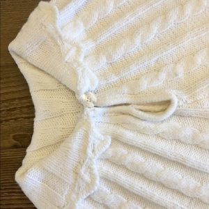 Manche Kimono Poncho Tricoté BCBGMAXAZRIA - Taille S - Gris - Occasion Très Bon État